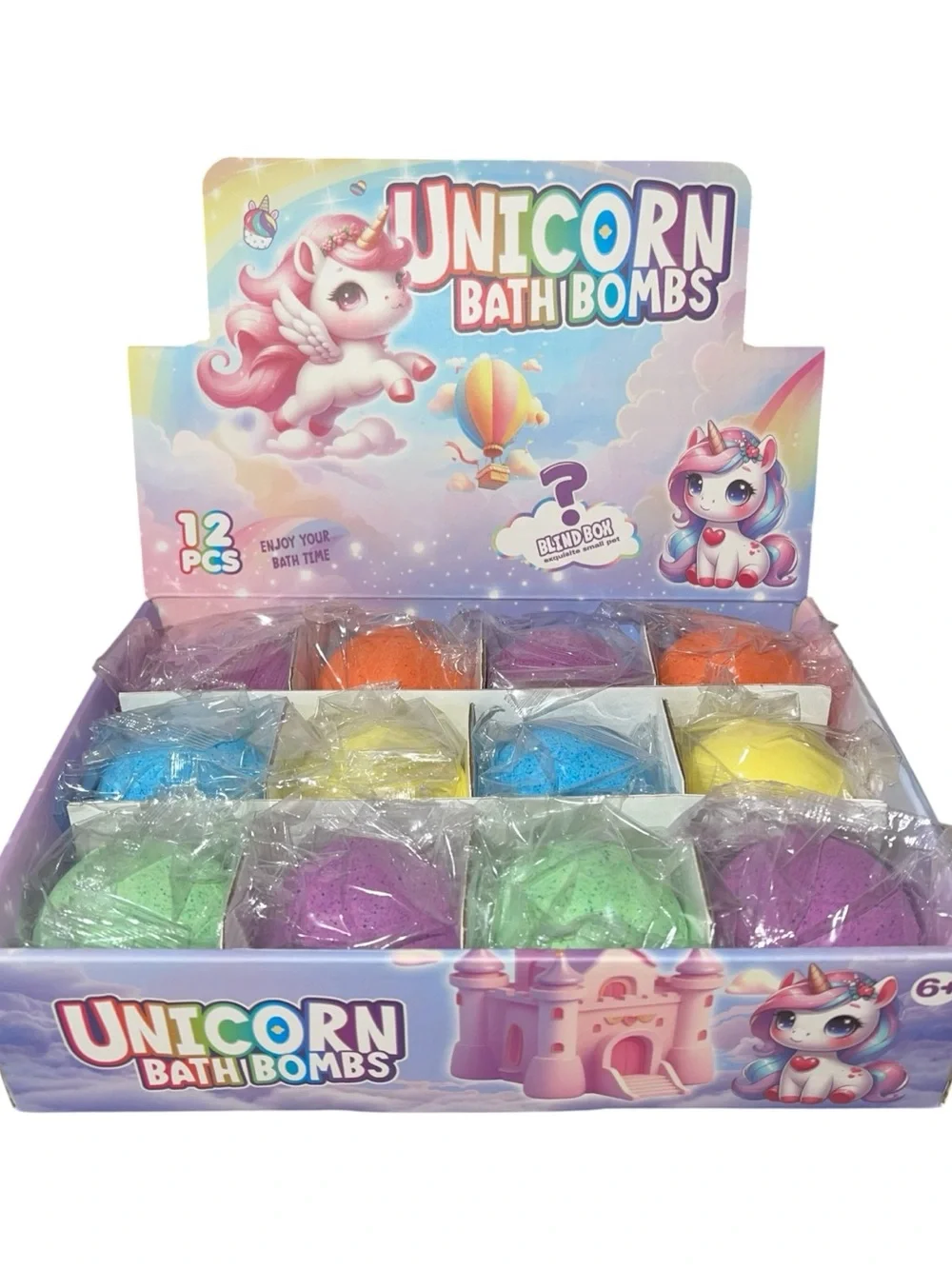 2 for $5 Unicorn Bath Bombs - Assorted Bright Colors